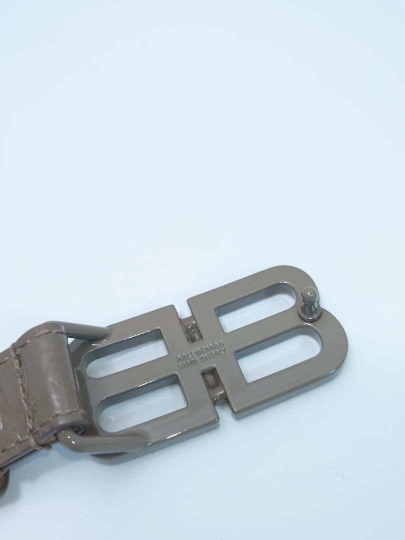 85サイズ★BALENCIAGA☆BB ロゴ レディース用 ベルト