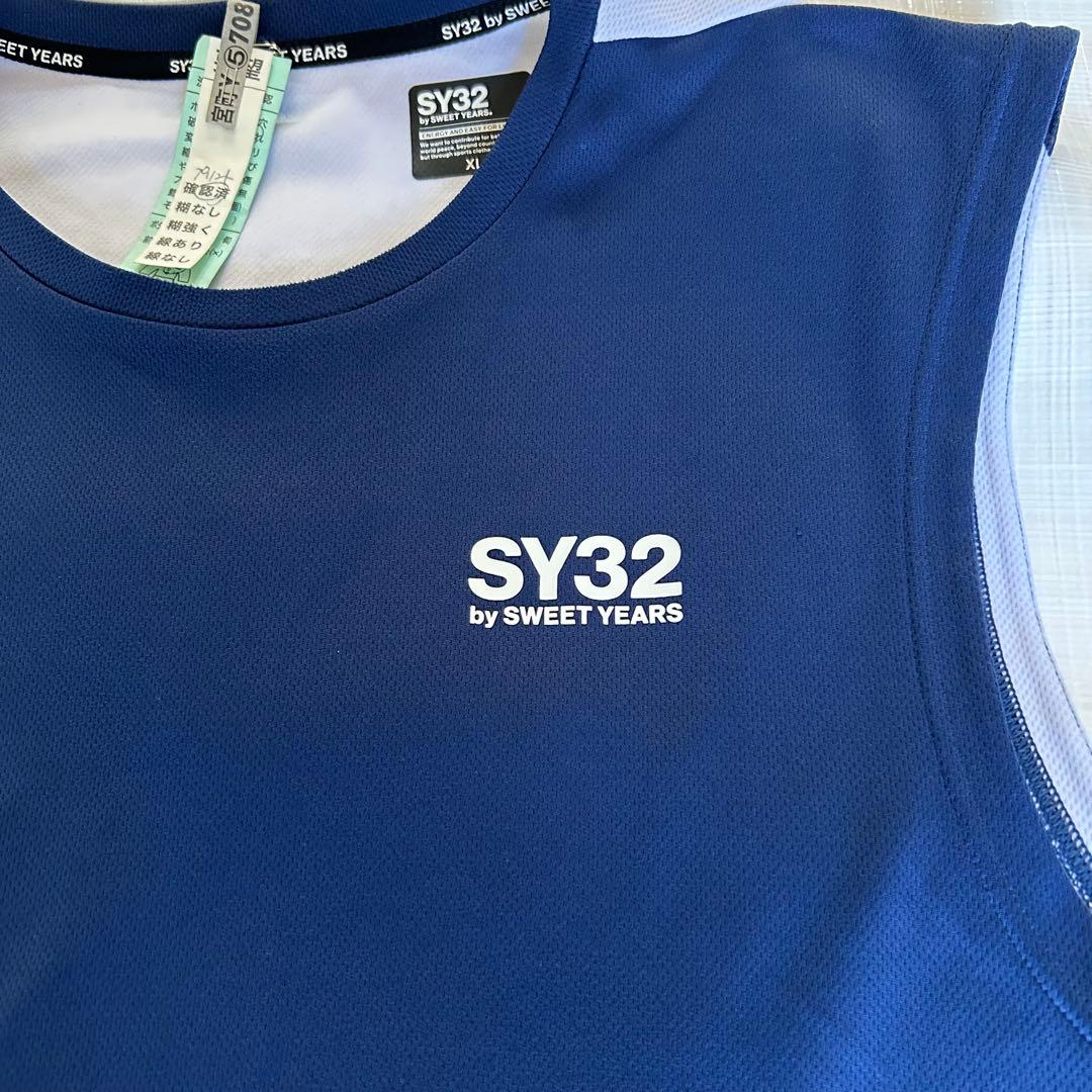 ⭐︎SY32⭐︎ノースリーブ ネイビー XL 朝倉未来愛用クリーニング済