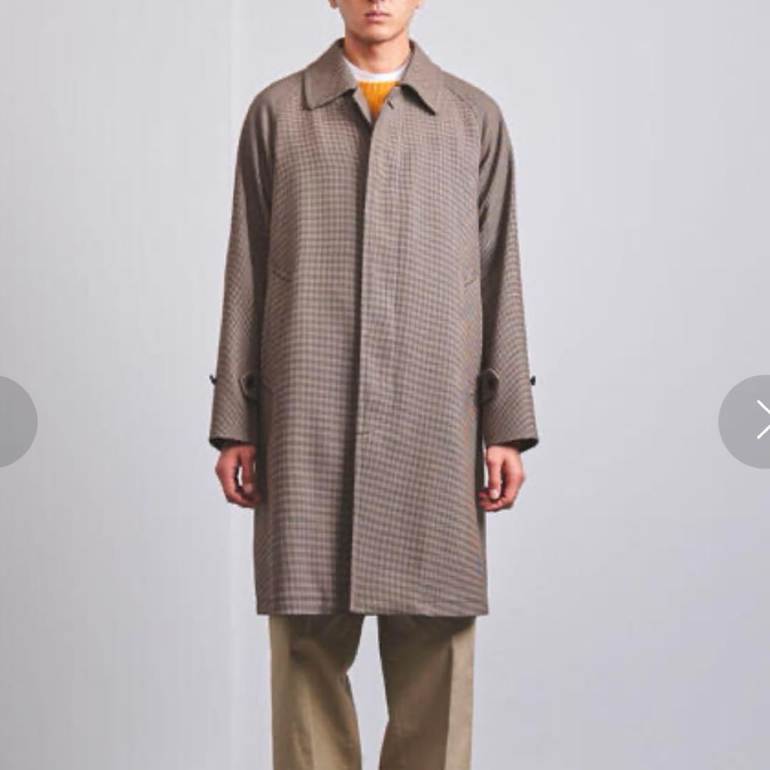 【美品】UNITED ARROWS ガンクラブチェック バルマカーンコート