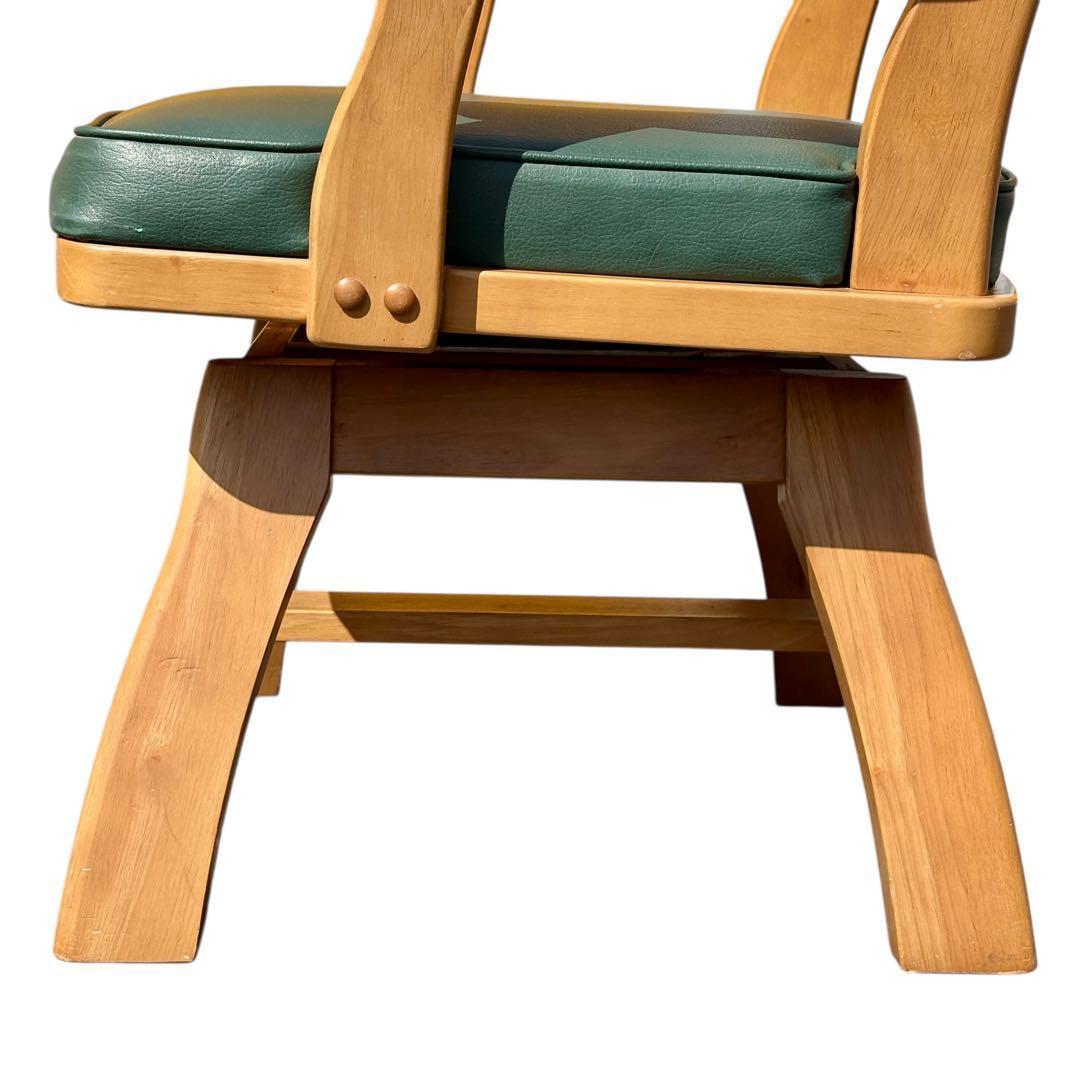 Karimoku カリモク ダイニングチェア RUSTIC 回転椅子 肘掛け付き