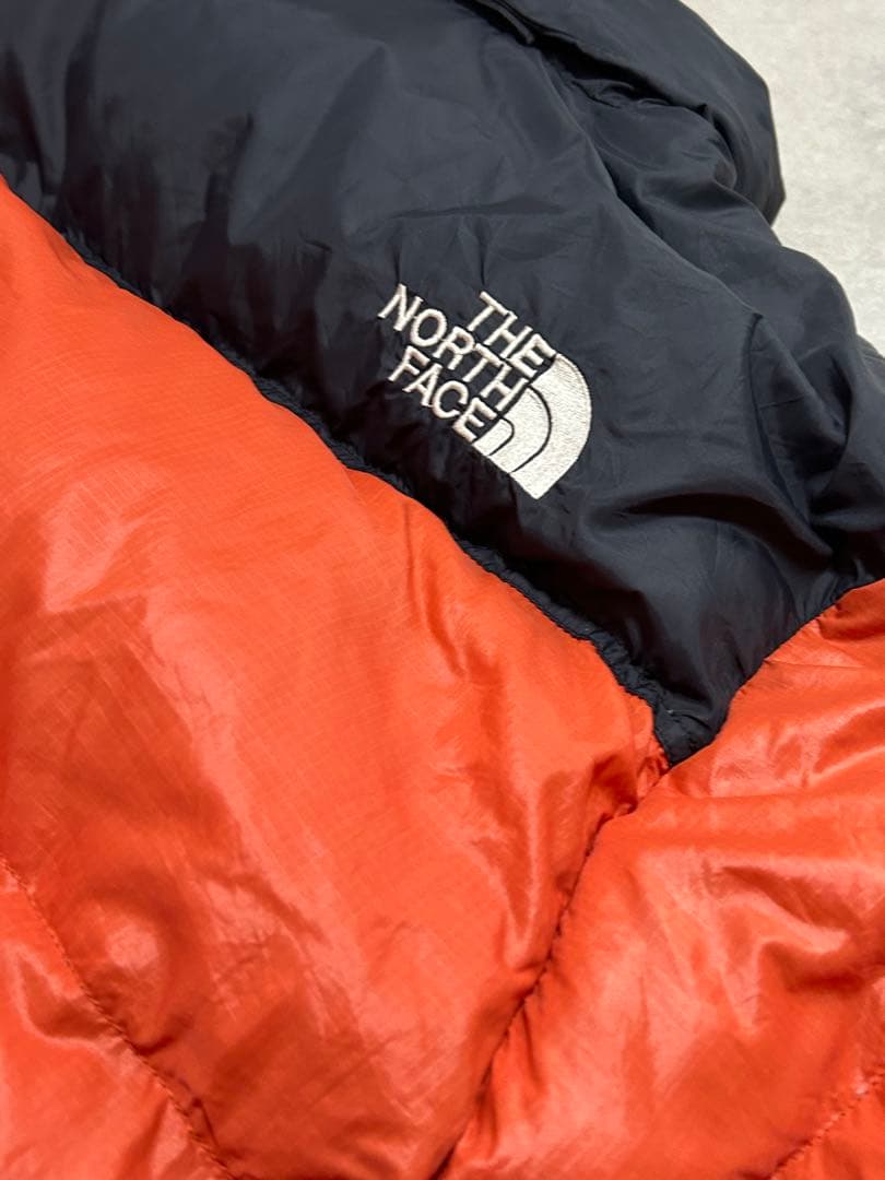 ノースフェイス 90s マンゴーオレンジ ヌプシ ダウン ジャケット S