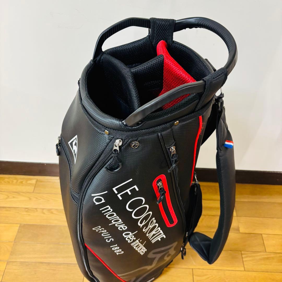 【ほぼ未使用】ルコックスポルティフ le coq sportif キャディバッグ