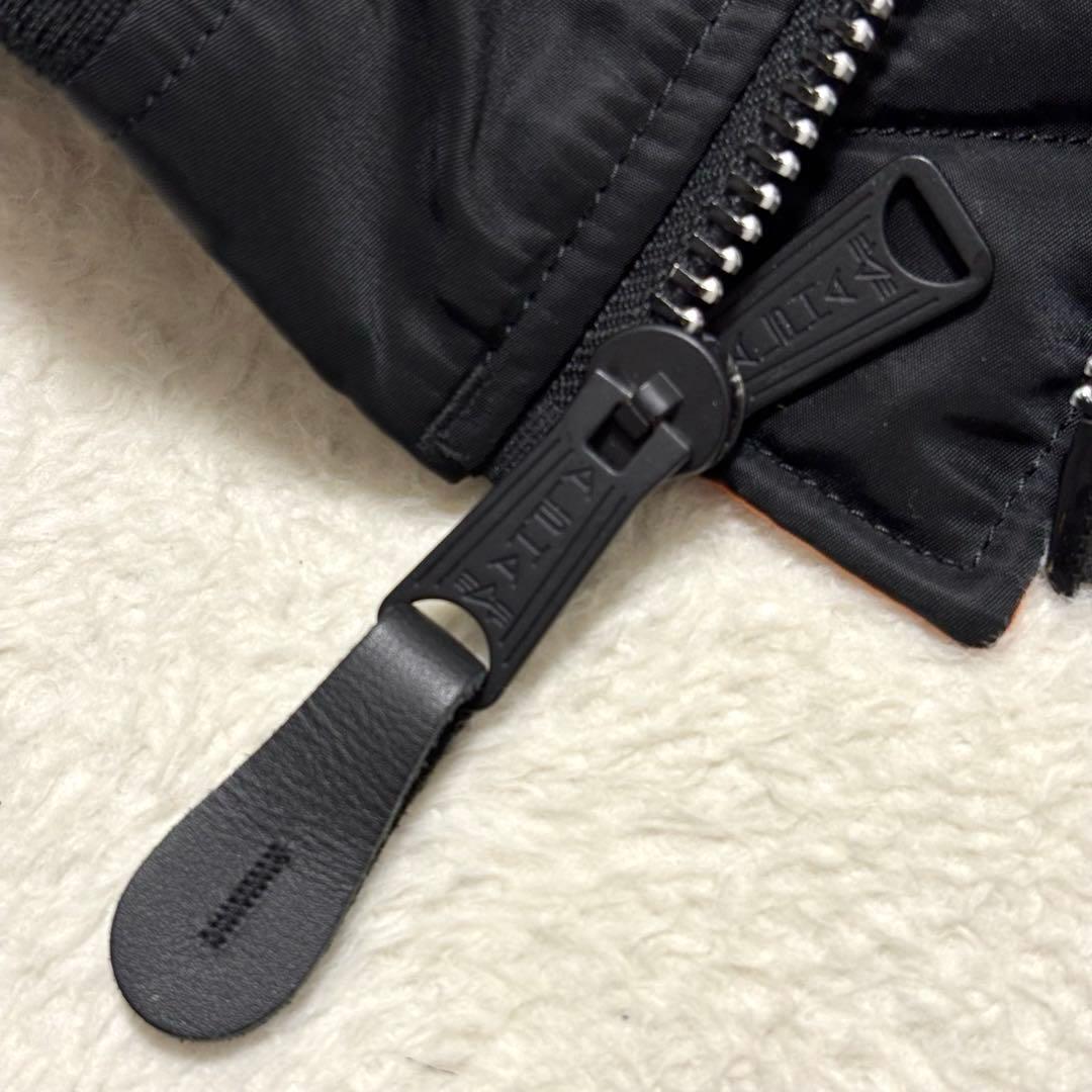【美品 XL】 ALPHA INDUSTRIES フライトジャケット ブラック