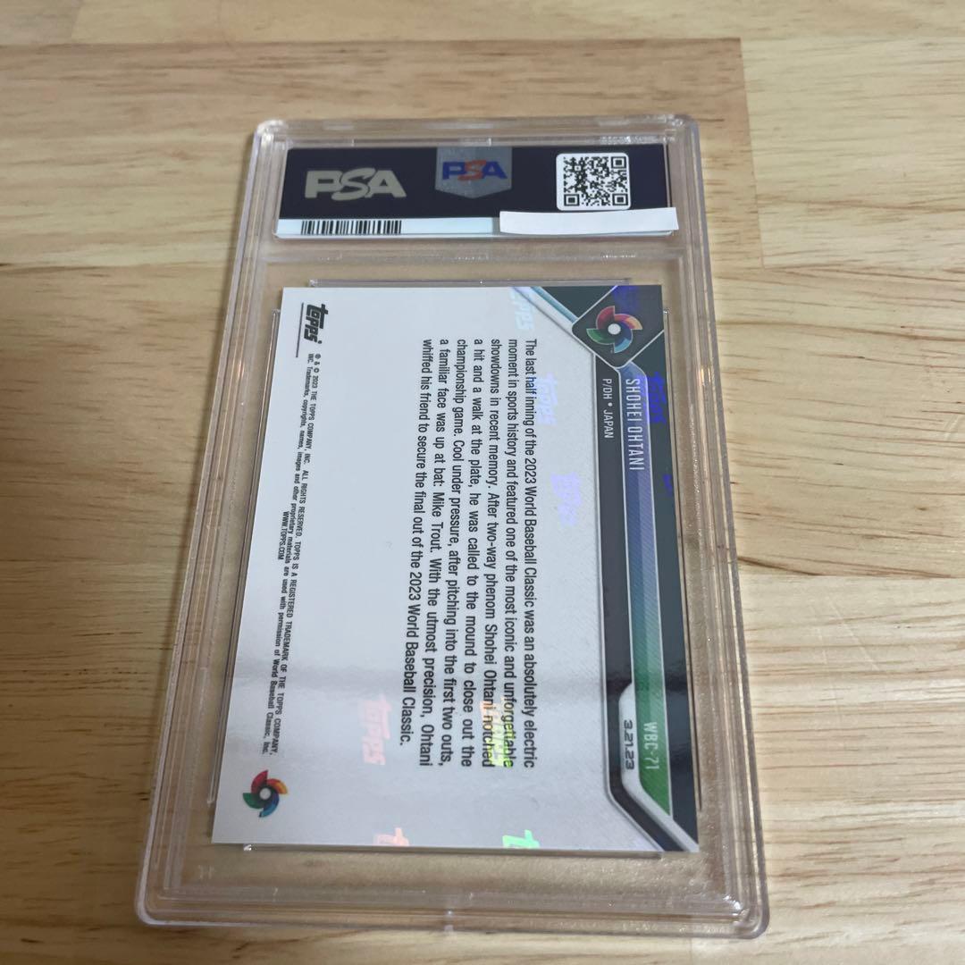 PSA10 Topps Now WBC 侍ジャパン 大谷翔平 トラウト