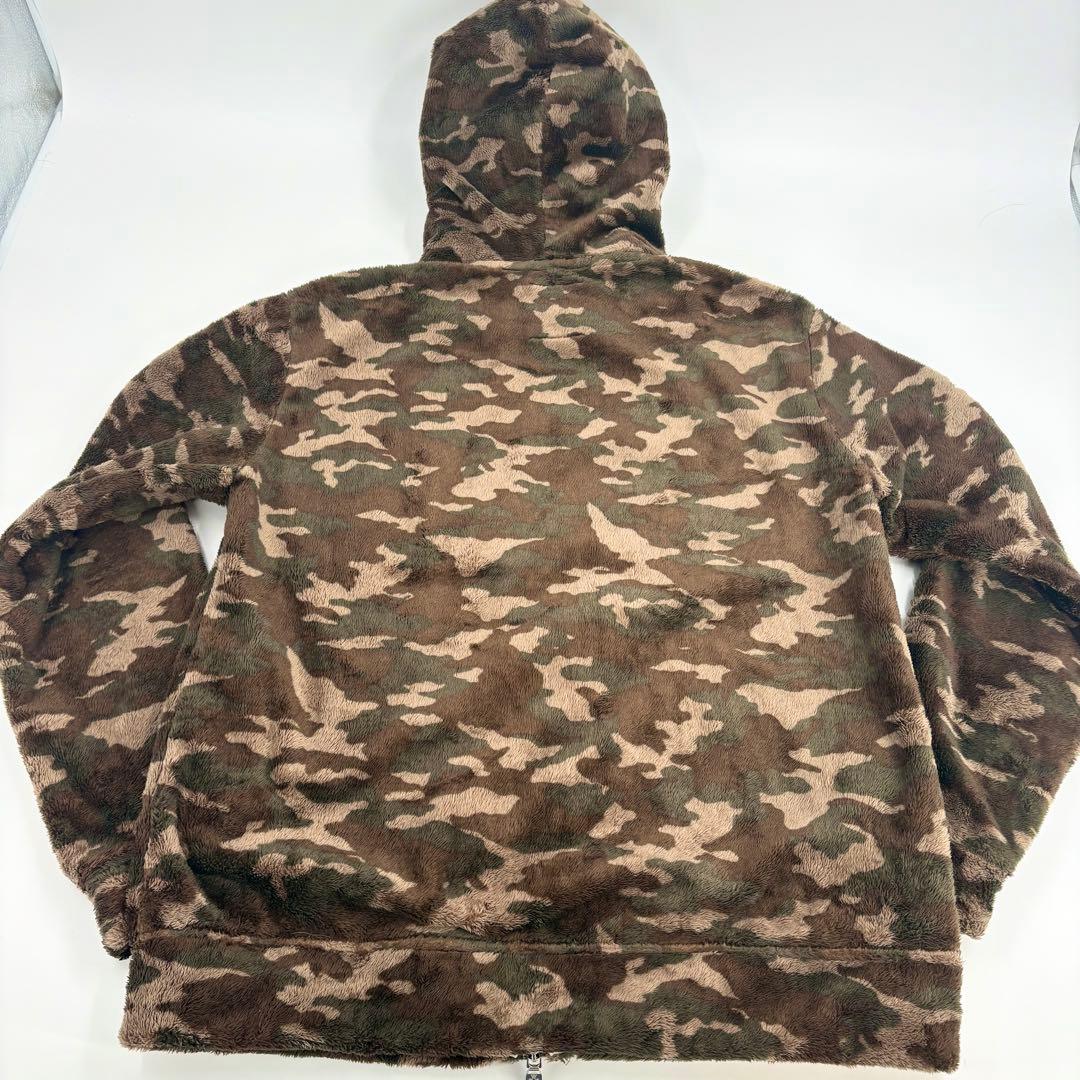 美品MARK&LONA マークアンドロナ ボア パーカー カモフラ L 677