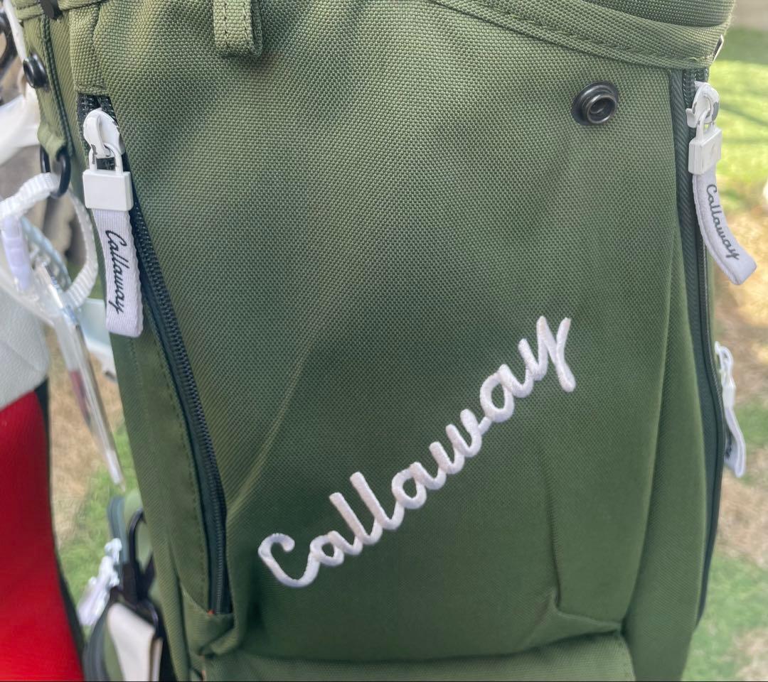 キャロウェイ アドバンス キャディバッグ 22 JM カーキ 中古