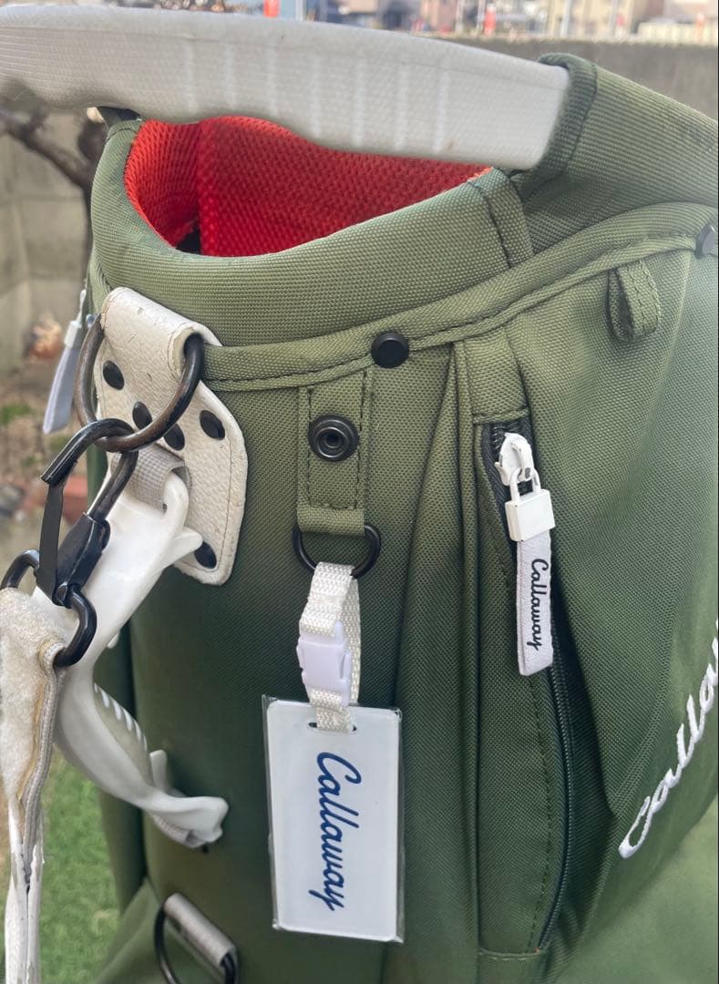 キャロウェイ アドバンス キャディバッグ 22 JM カーキ 中古