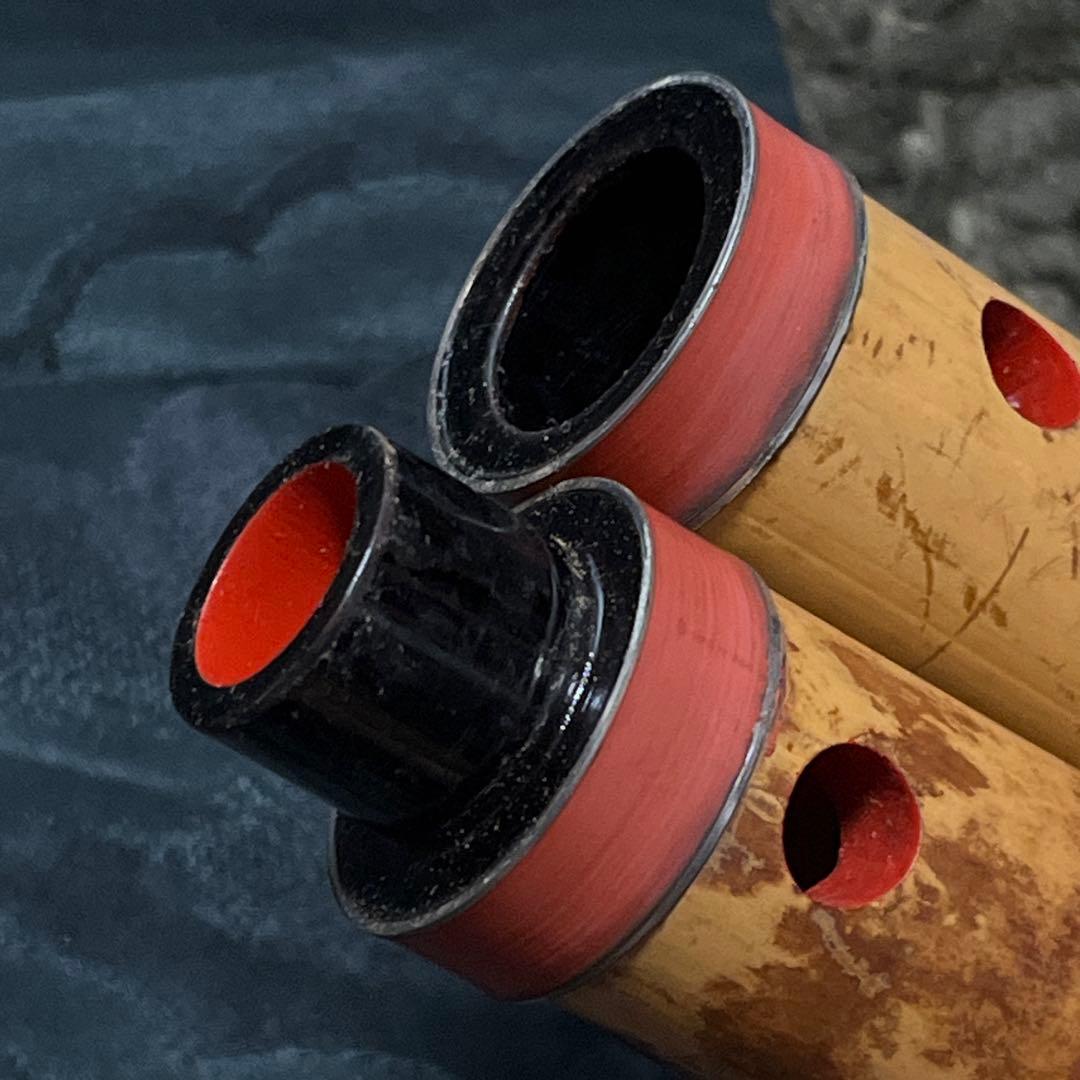 尺八 都山流 一尺六寸管 中継ぎ緩み無し 銀三線 未使用品尺八 都山流