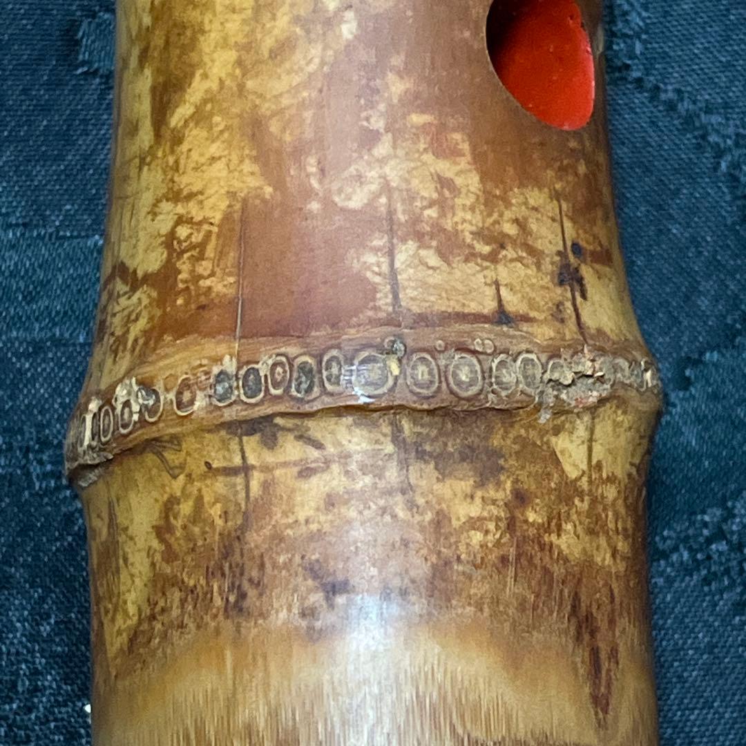 尺八 都山流 一尺六寸管 中継ぎ緩み無し 銀三線 未使用品尺八 都山流