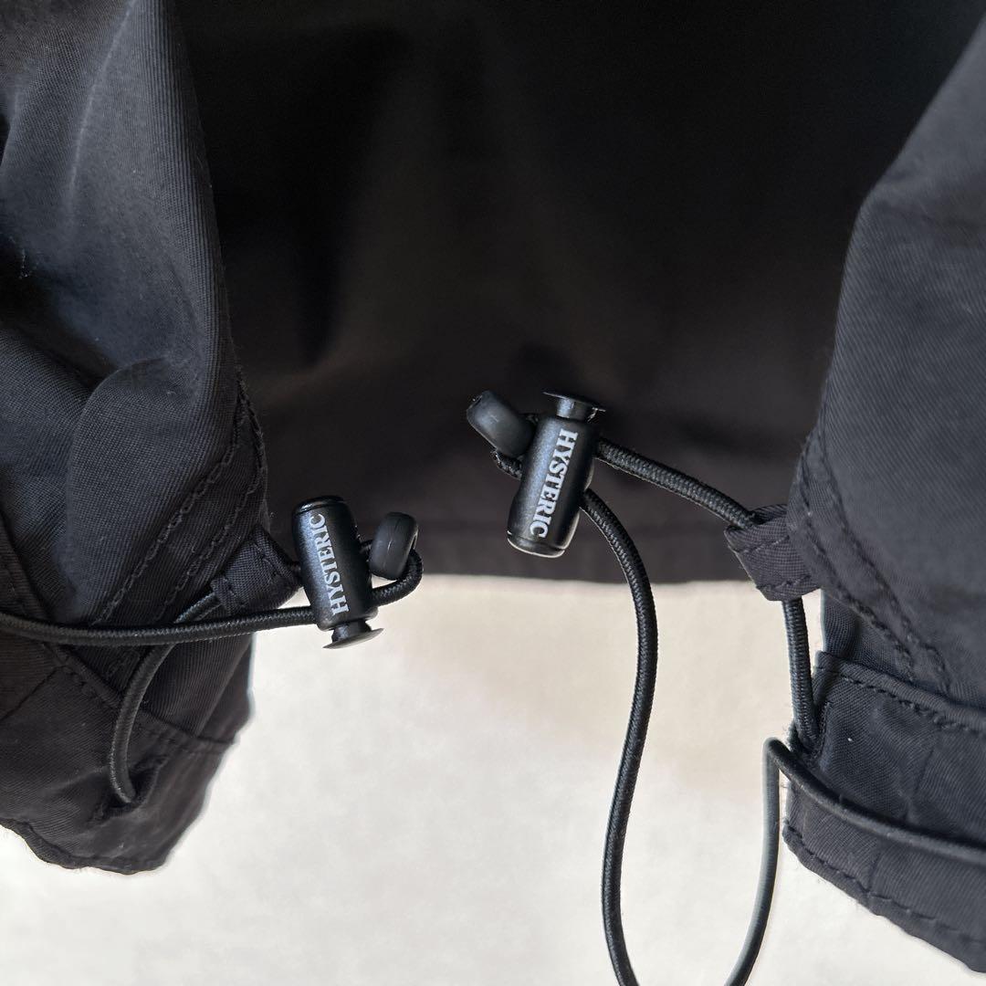 ヒステリックグラマー ギターガール ナイロンジャケット モッズコート フード付き