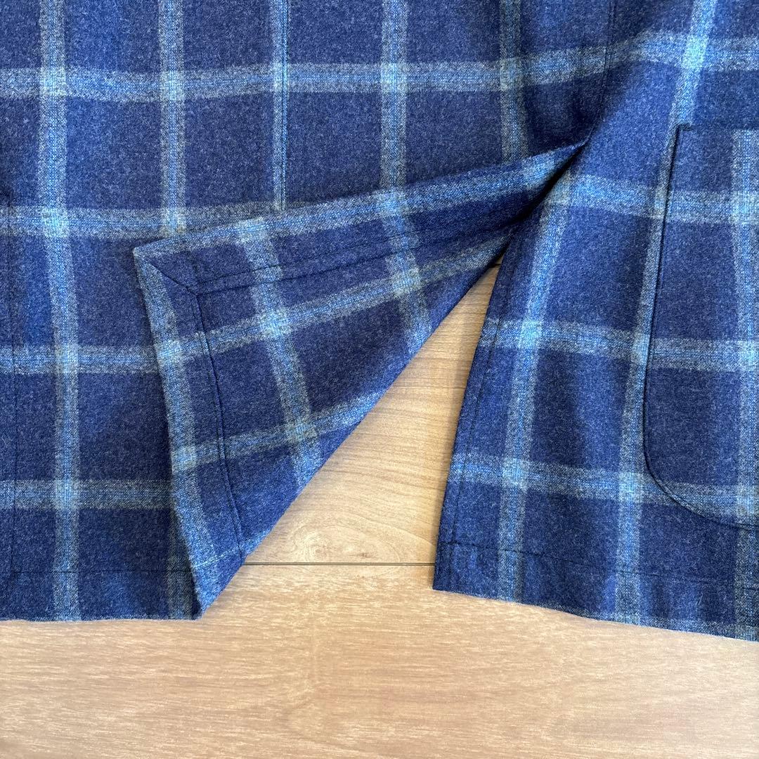 【新品】L.B.M.1911 ネイビーチェック ジャケット size\"46R\"