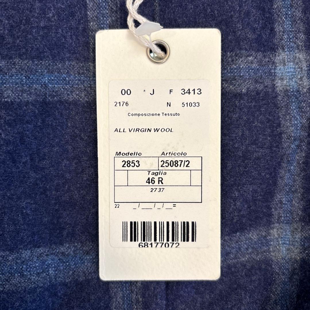 【新品】L.B.M.1911 ネイビーチェック ジャケット size\"46R\"