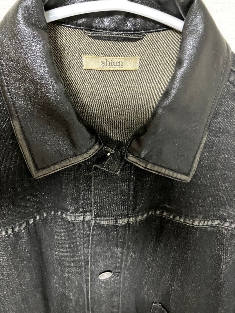 【未使用】shiun FADED DENIM JACKET Sサイズ