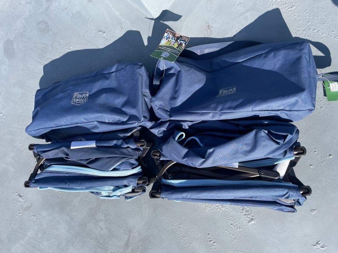 2個セット　美品　Timber Ridge 組立式コット ネイビー