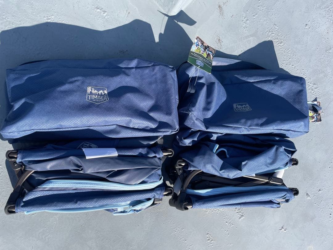 2個セット　美品　Timber Ridge 組立式コット ネイビー