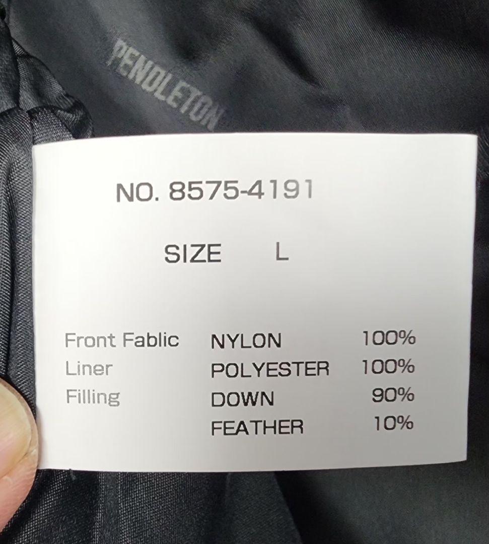 PENDLETON ダウンジャケット　L　メンズ