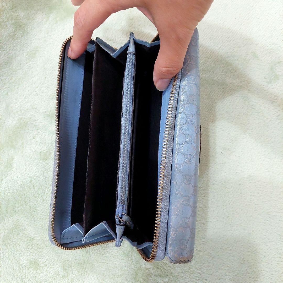LUIRE｜お嬢様のクローゼット⟡.·様専用 長財布 ライトブルー レザー
