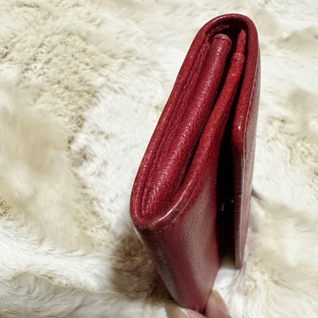 CHANEL 赤 レザー ケース