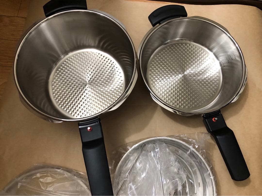 Fissler フィスラー　コンフォートプラス　圧力鍋　2.5L+4.5L