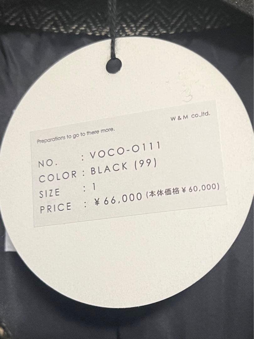 25AW【VOAAOV】WOOL LINEN HERRING BONE COAT