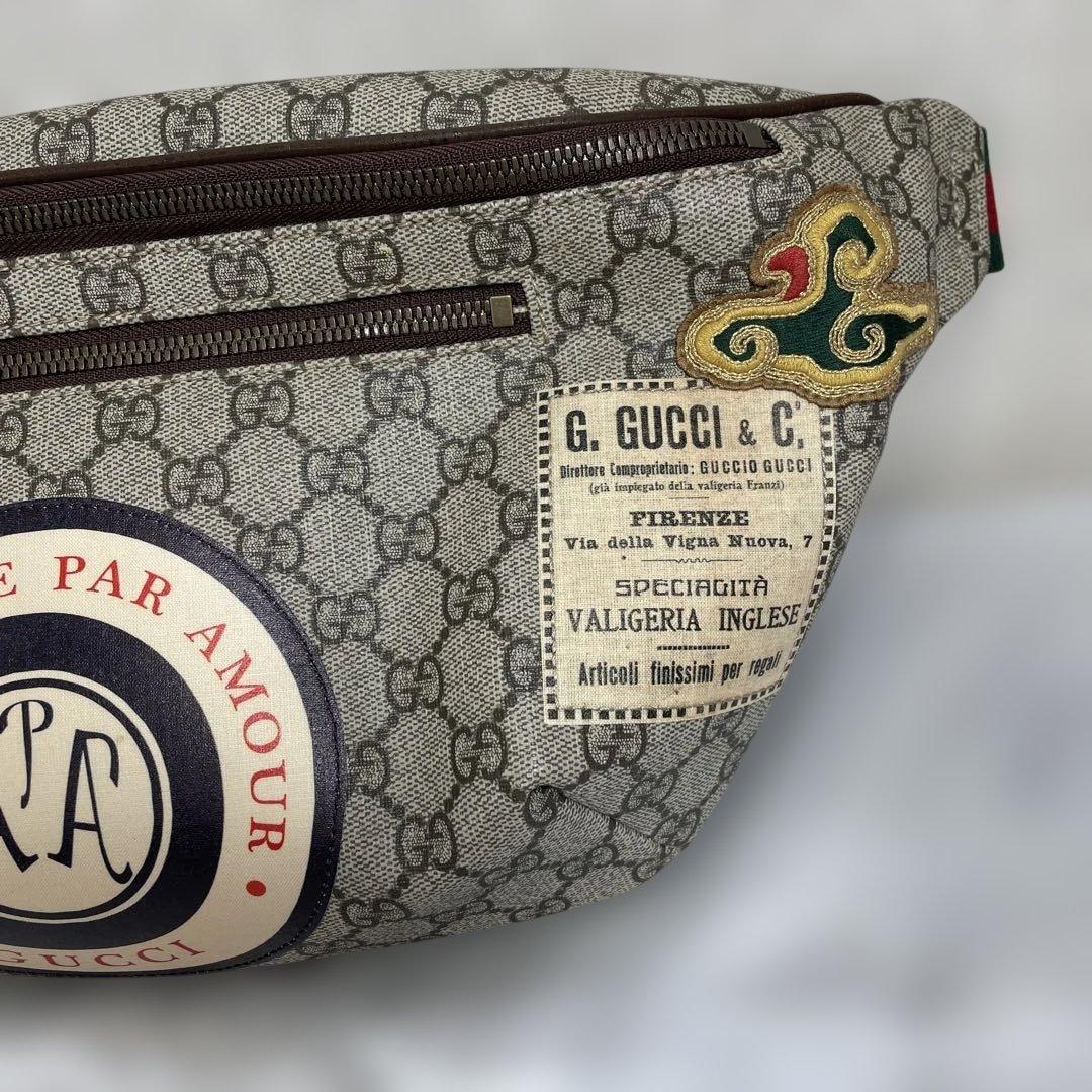 GUCCIクーリエシェリーライン G Gウエストバック【新品】