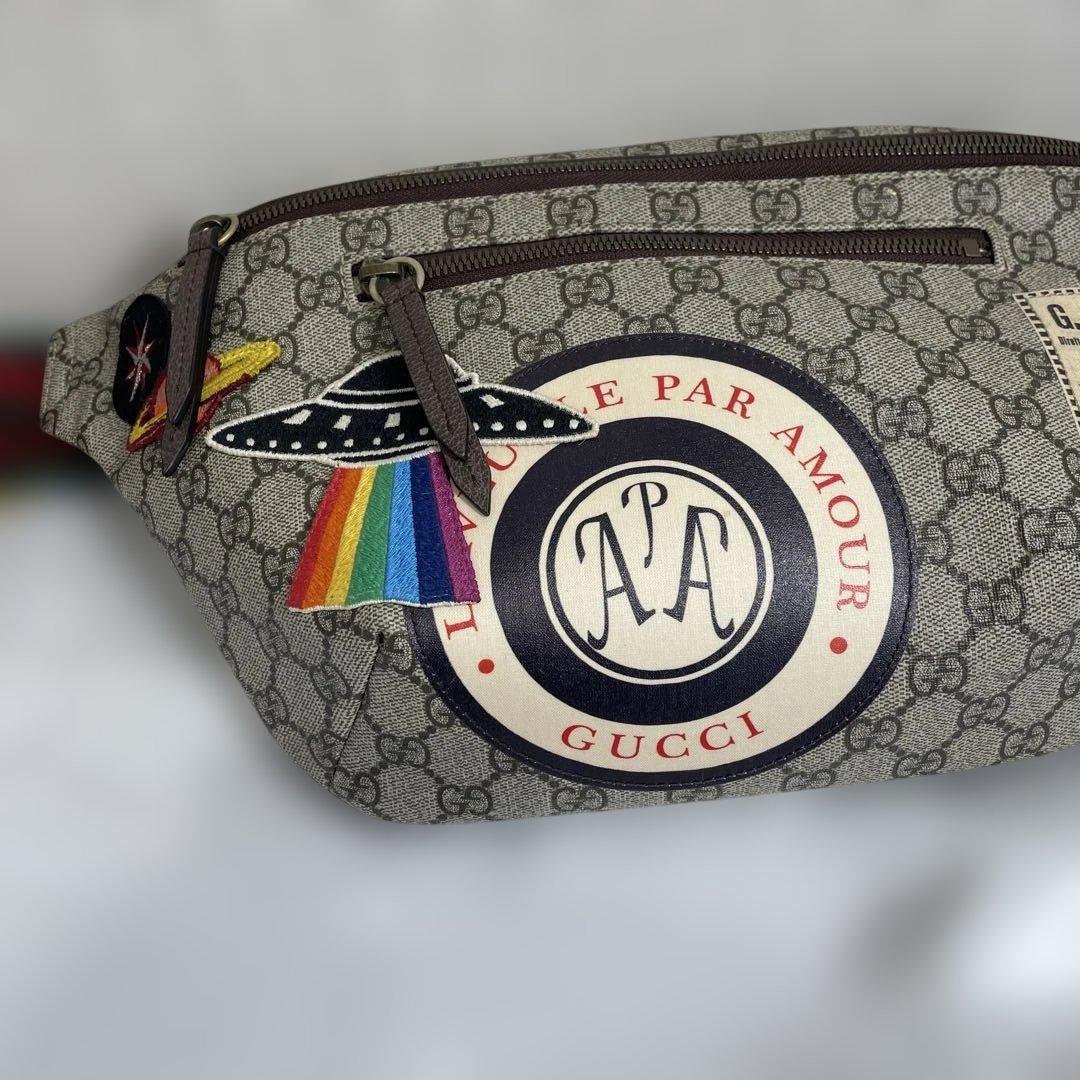 GUCCIクーリエシェリーライン G Gウエストバック【新品】