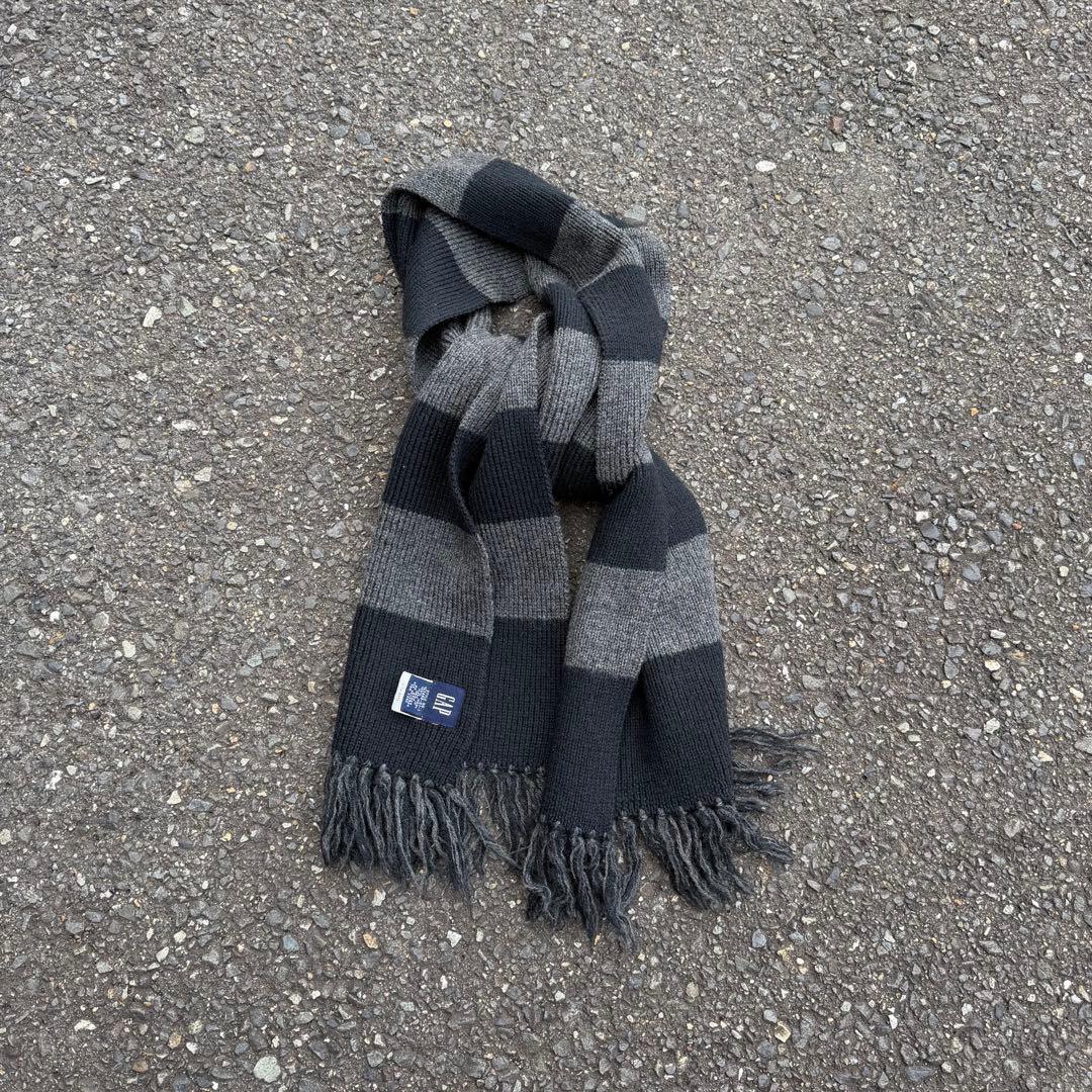 90s old gap ブラック ボーダー マフラー アーカイブ cityboy