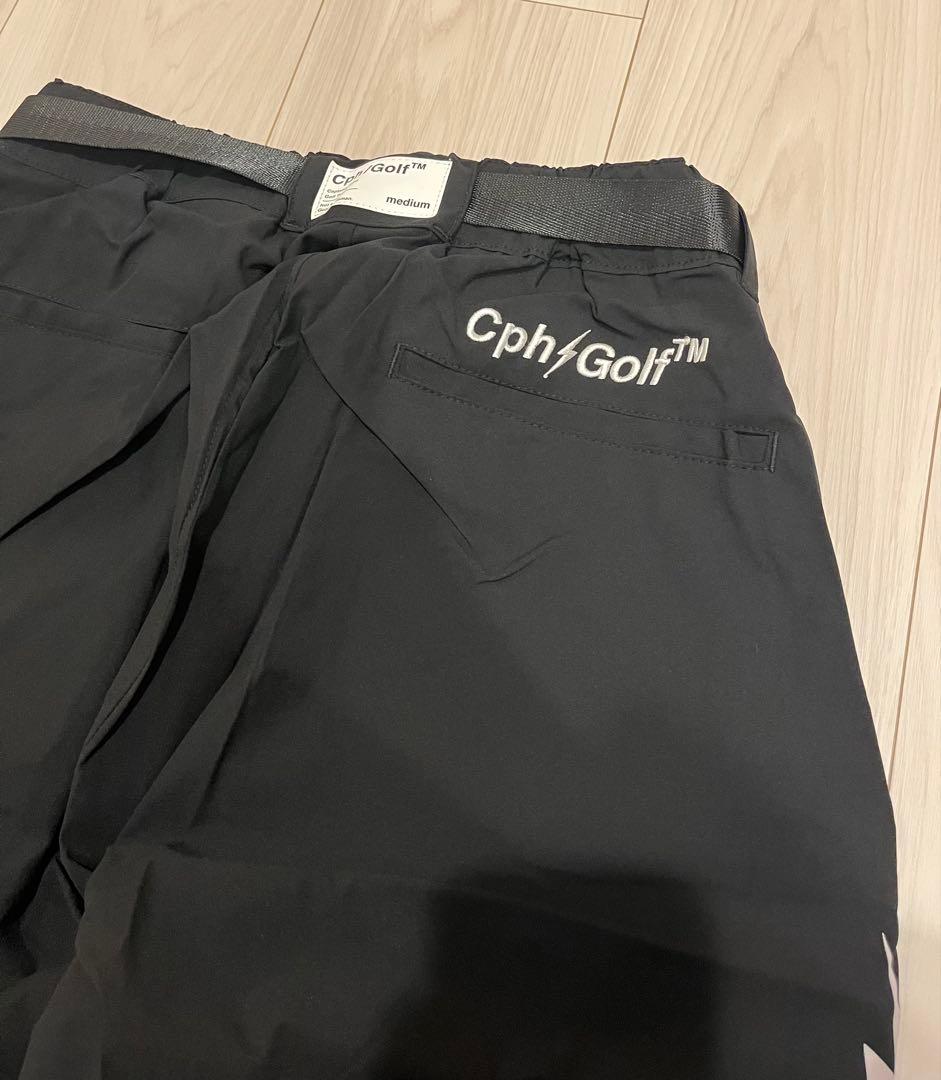 CPH GOLF THUNDER STRIPES パンツ【M】 【BLACK】
