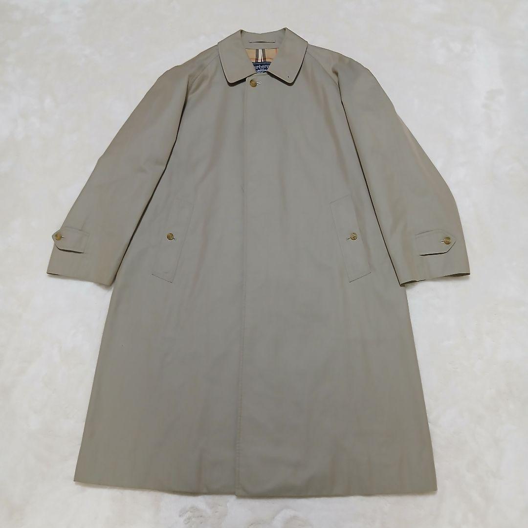 【美品】Burberrys 裏地ノバチェック ギャバジンステンカラーコート