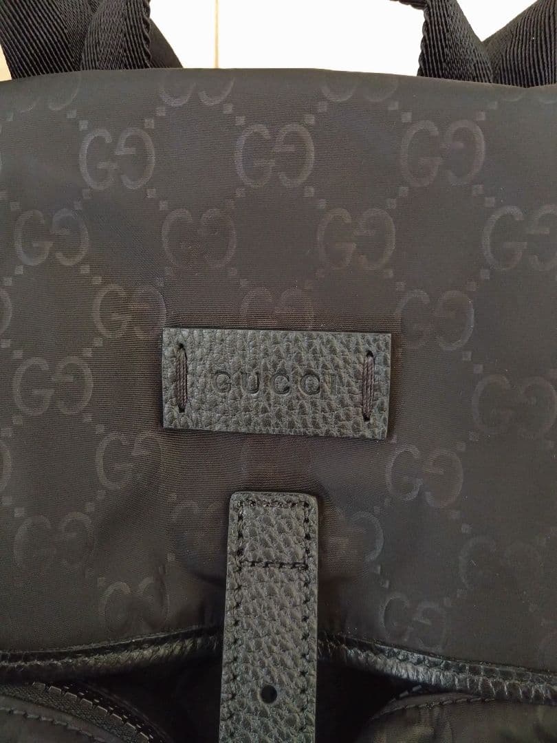 新品未使用⭐️GUCCI ブラック GGパターン リュック バックパック