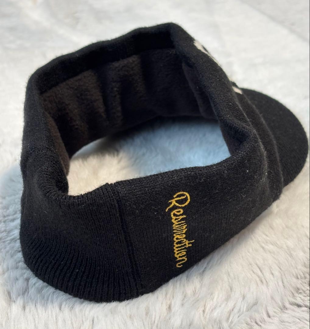 Resurrectionニットサンバイザー ブラック