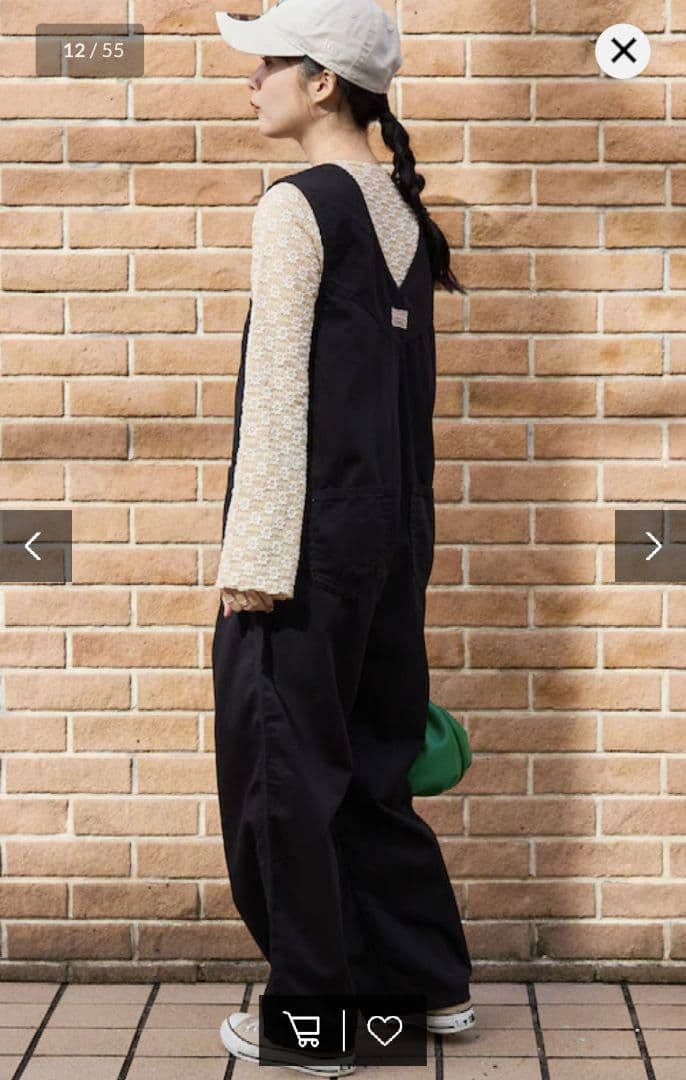 おかんです❗《新品・未使用品》FREAKSSTORE バタフライサロペット