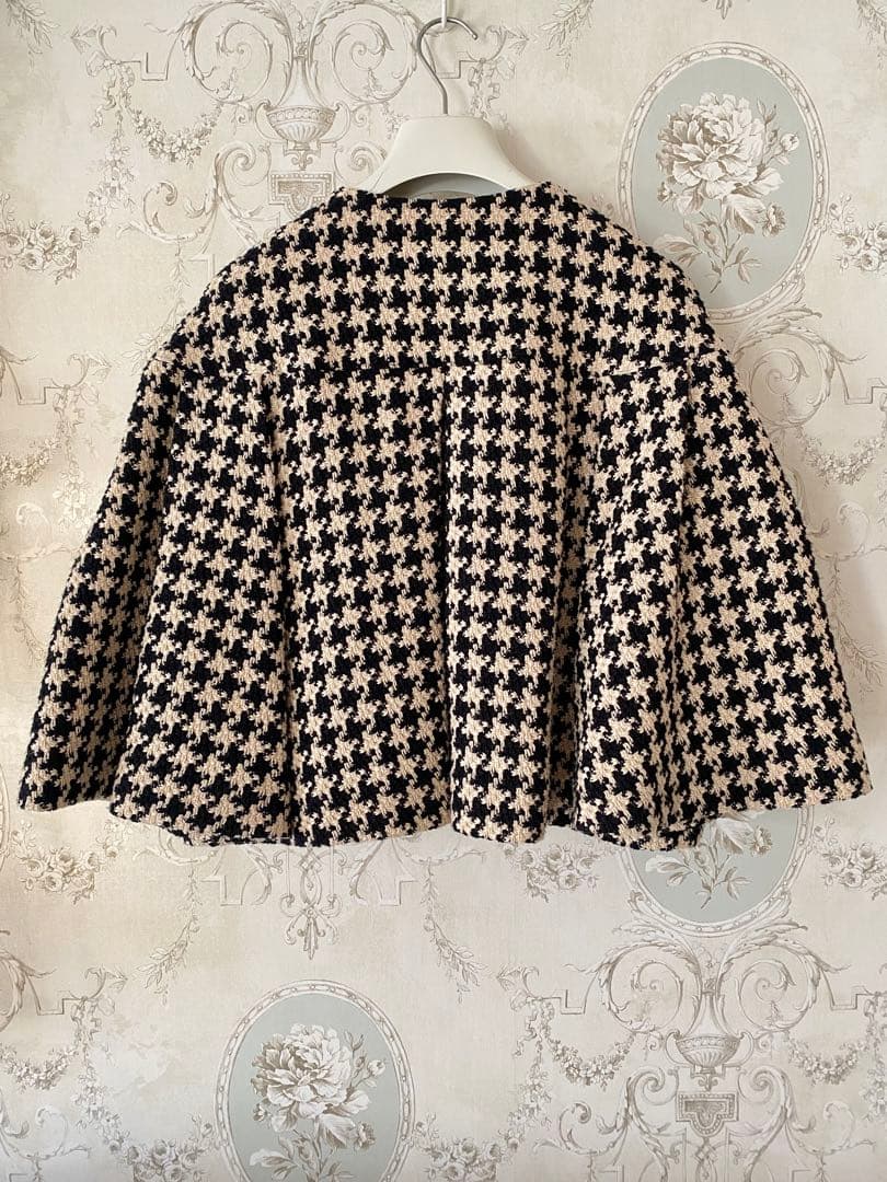 超美品⭐︎column ツイードボレロ風ケープコート ジャケット