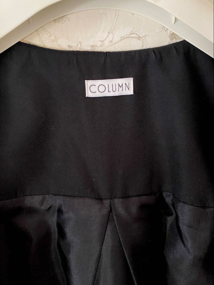 超美品⭐︎column ツイードボレロ風ケープコート ジャケット