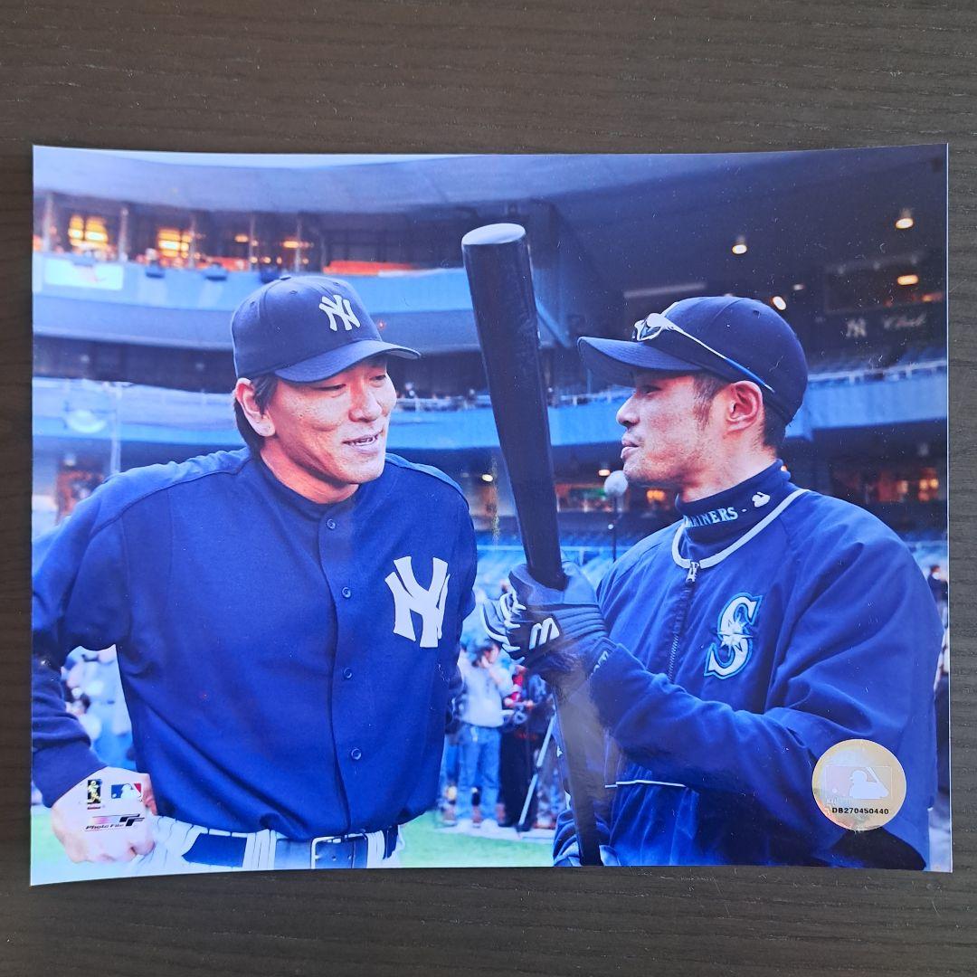 MLB ニューヨーク・ヤンキース松井秀喜 シアトル・マリナーズ イチロー写真