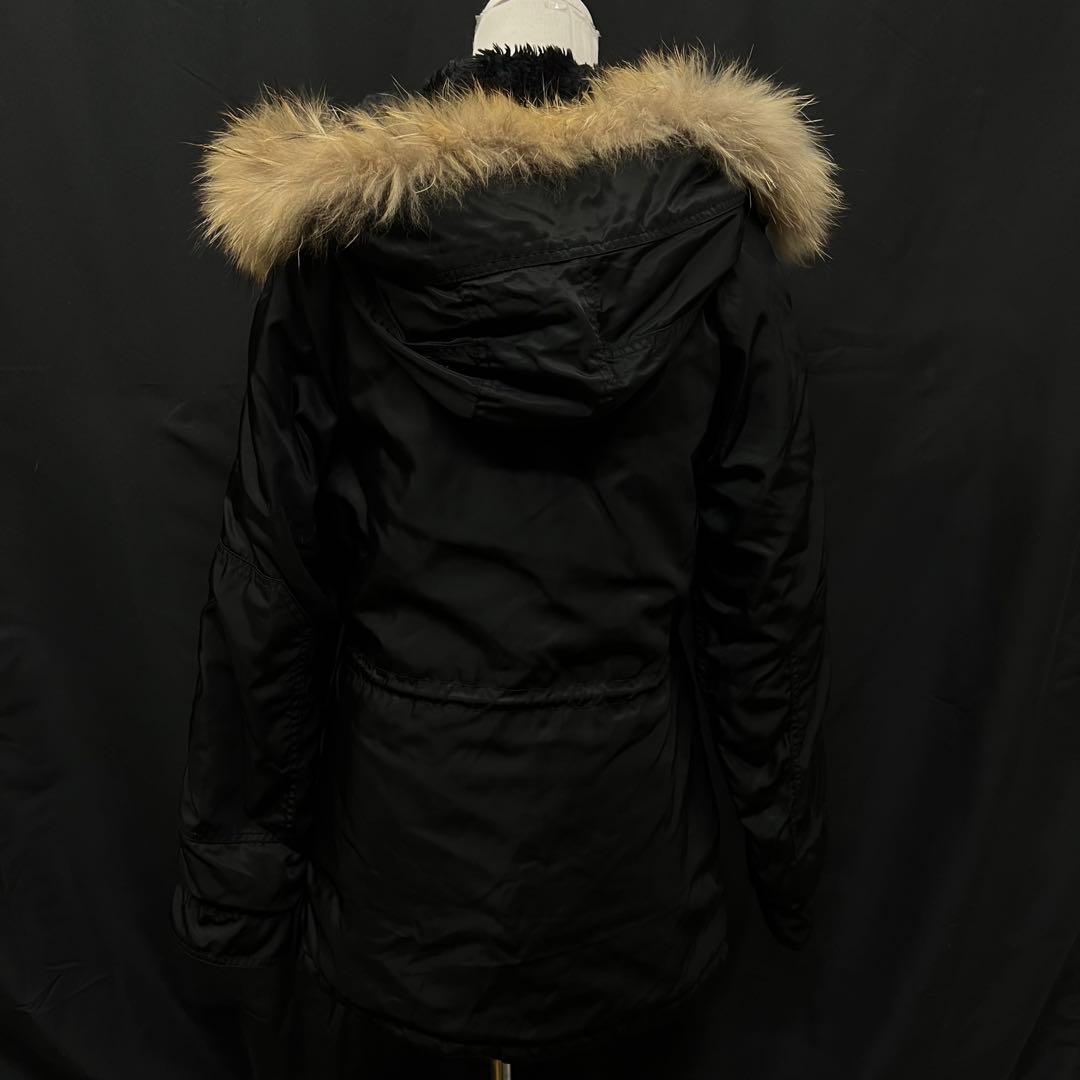 平成ギャル y2k グランジ ファー付き フライトジャケット ミリタリー