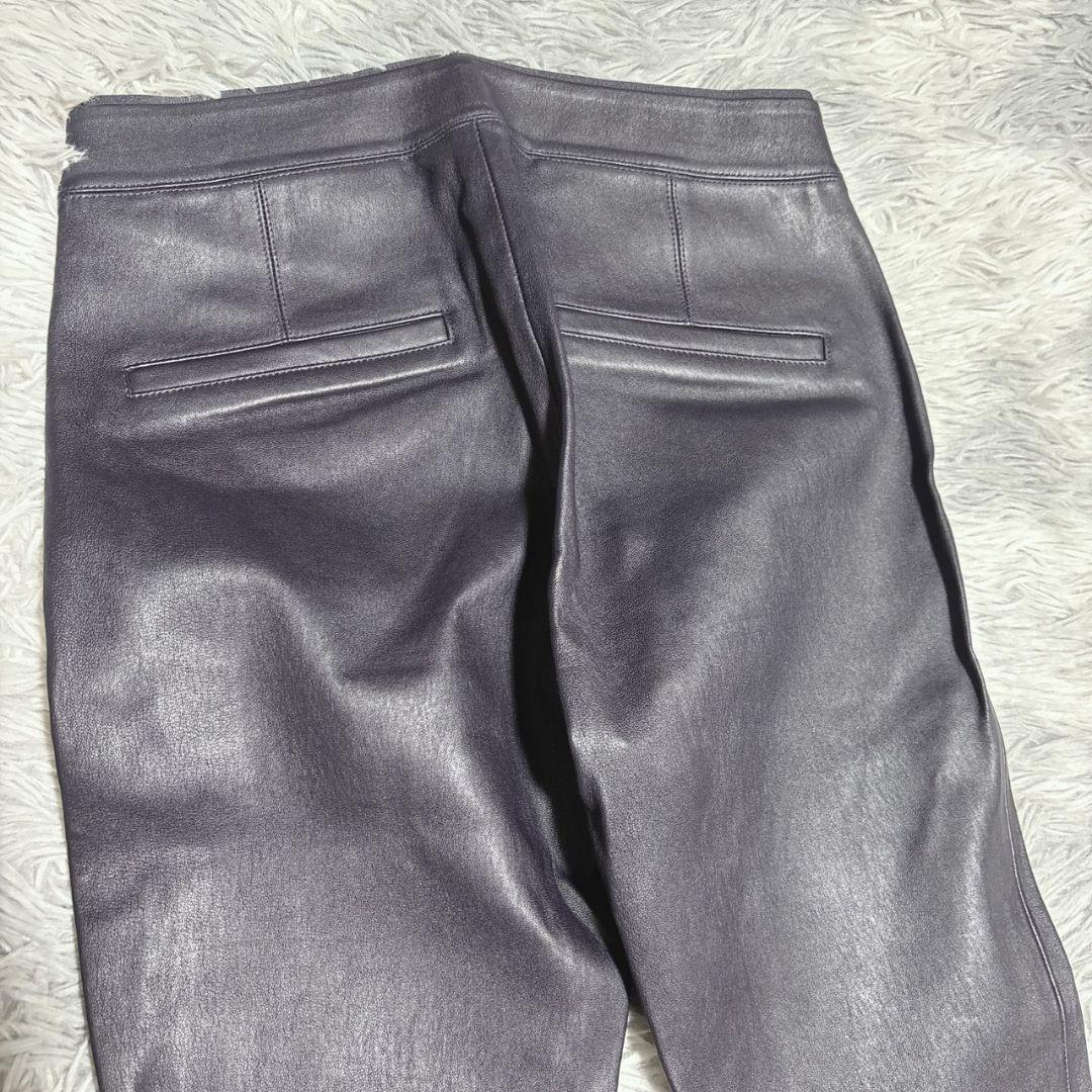 モ*モ様 HELMUT LANG ヘルムートラング レザー パンツ スキニー レ