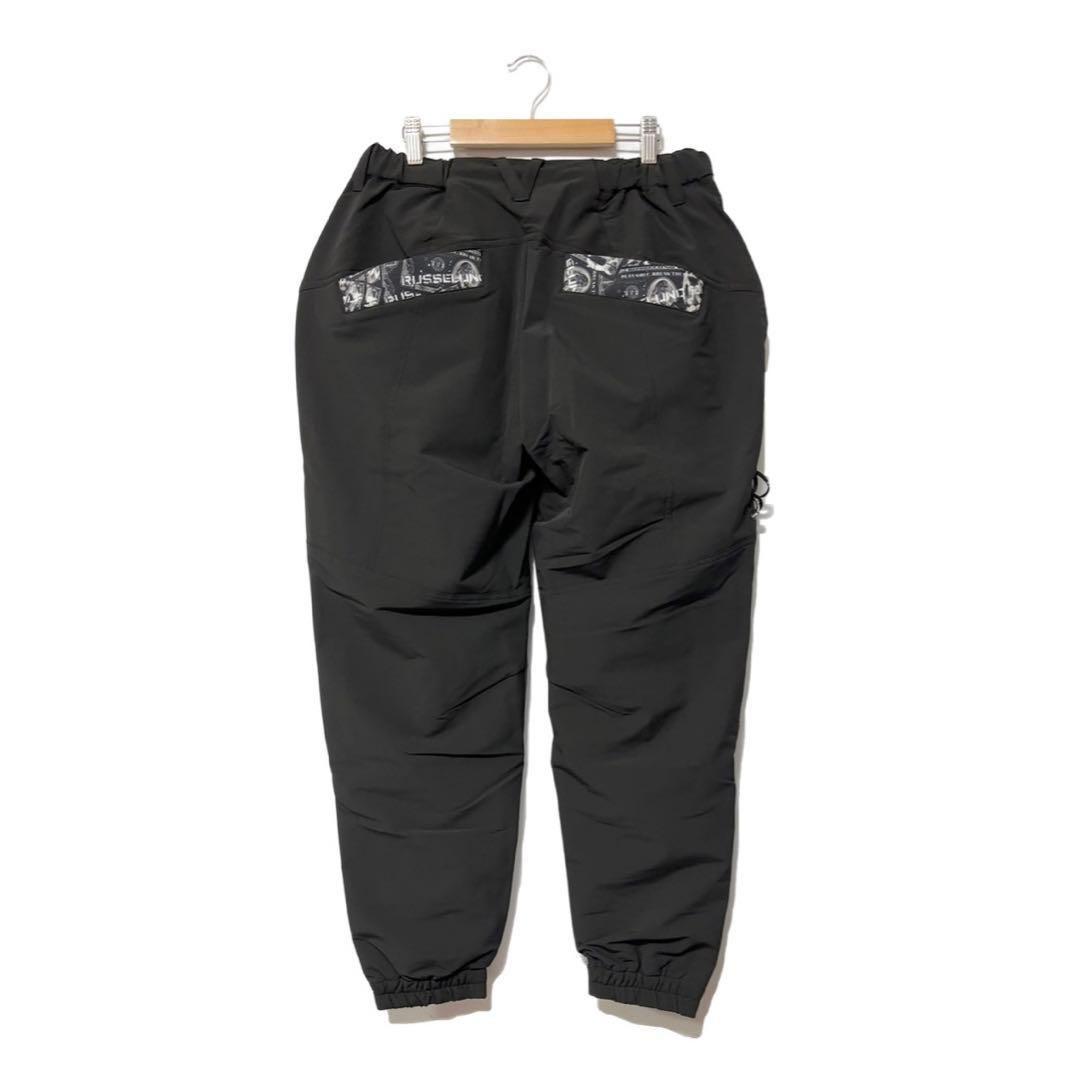 ラッセルノ ゴルフ ドラー ストレッチ ワイド ジョガーパンツ ブラック M 4