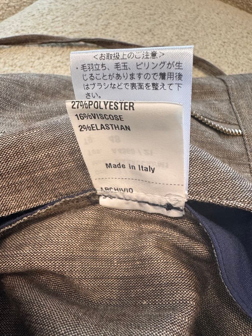 giabsarchivio ジャブスアルキヴィオ パンツ スラックス リネン