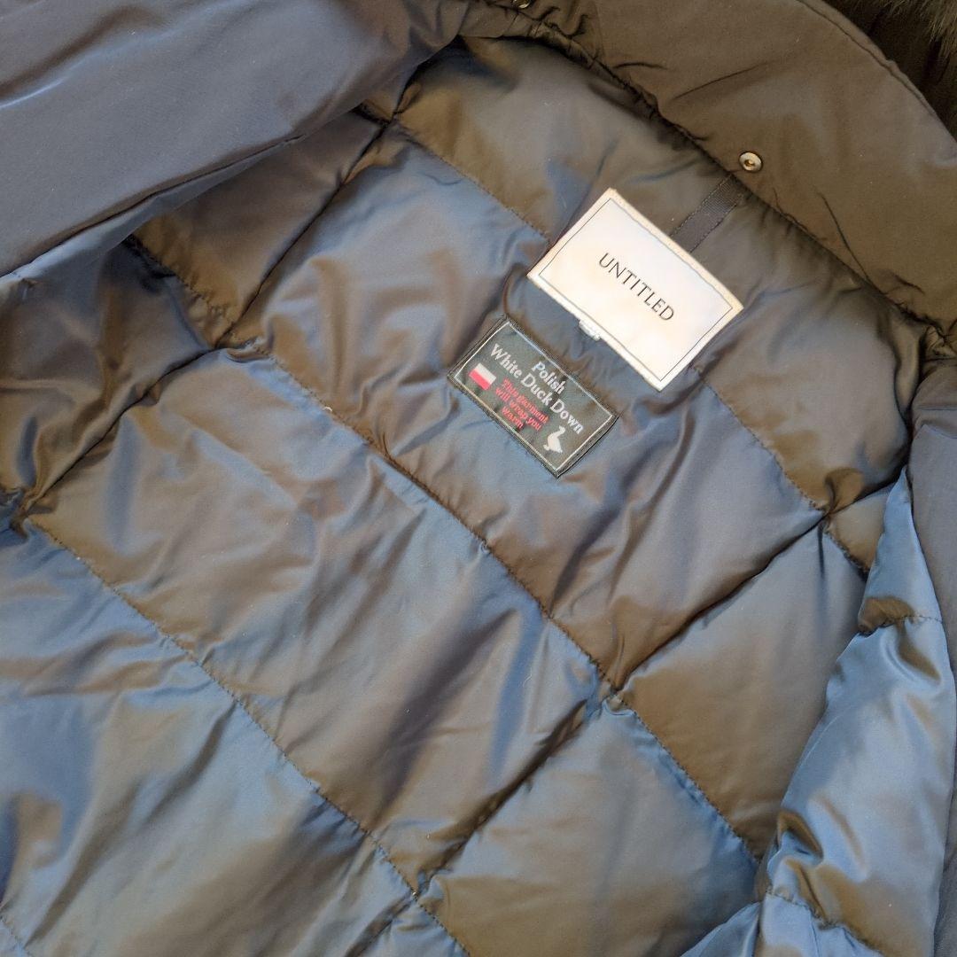 ふく様美品　UNTITLED ホワイトダックダウン　コート