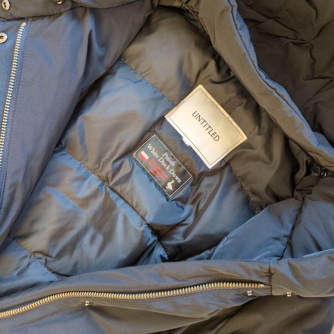 ふく様美品　UNTITLED ホワイトダックダウン　コート