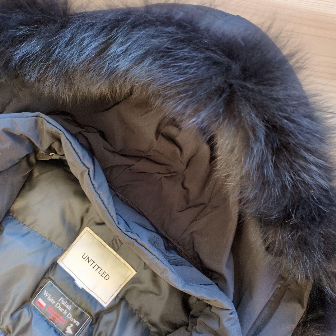 ふく様美品　UNTITLED ホワイトダックダウン　コート