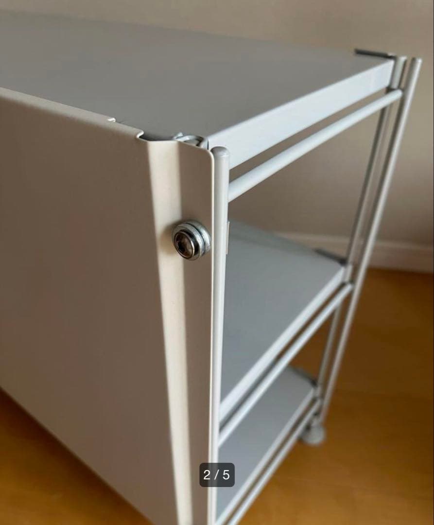 muji スチールラック　グレー