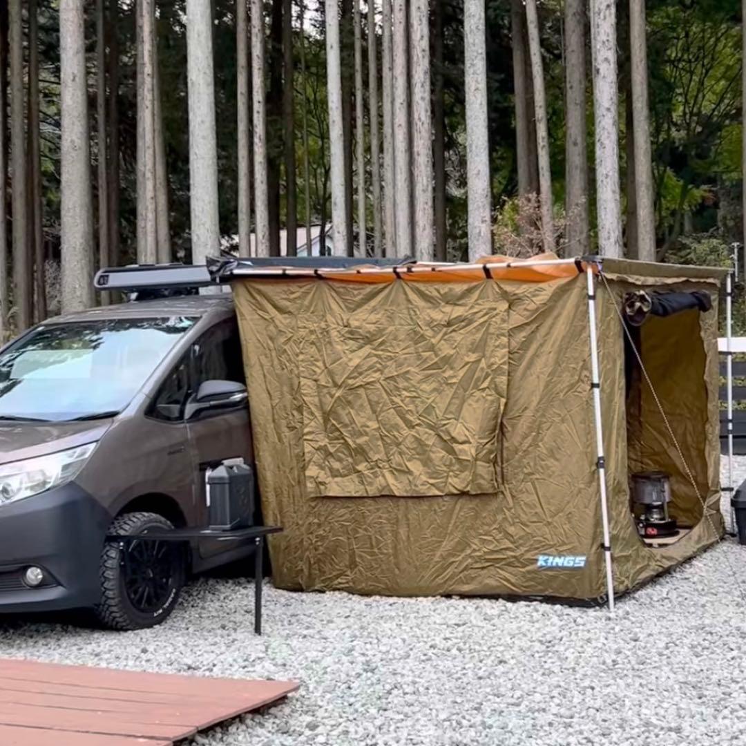アドベンチャーキングス　サイドオーニングテント　2.5ｍｘ2.5ｍサイズ