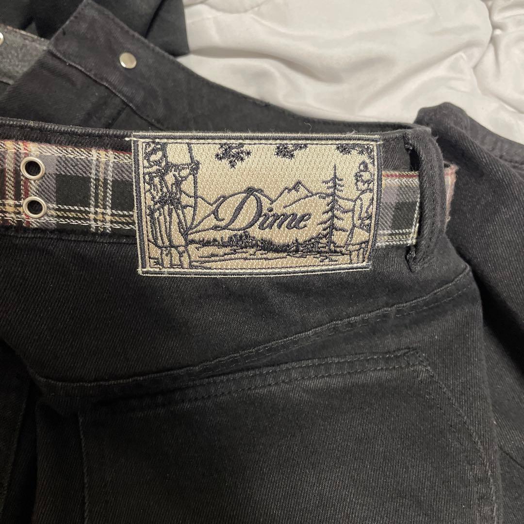 dimeブラックデニム