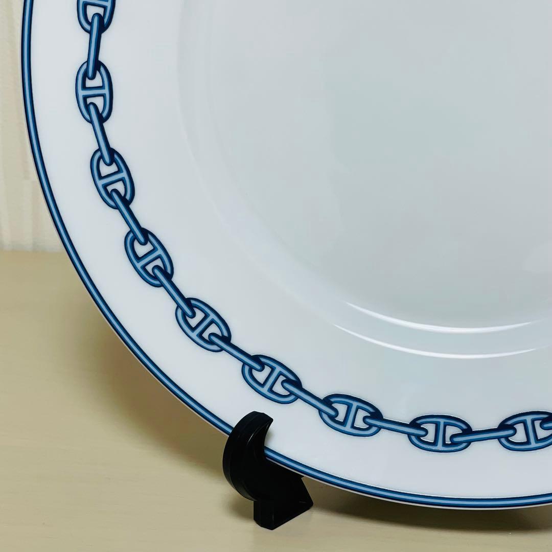 HERMES エルメス シェーヌダンクル 大皿 ディナープレート 27.5cm