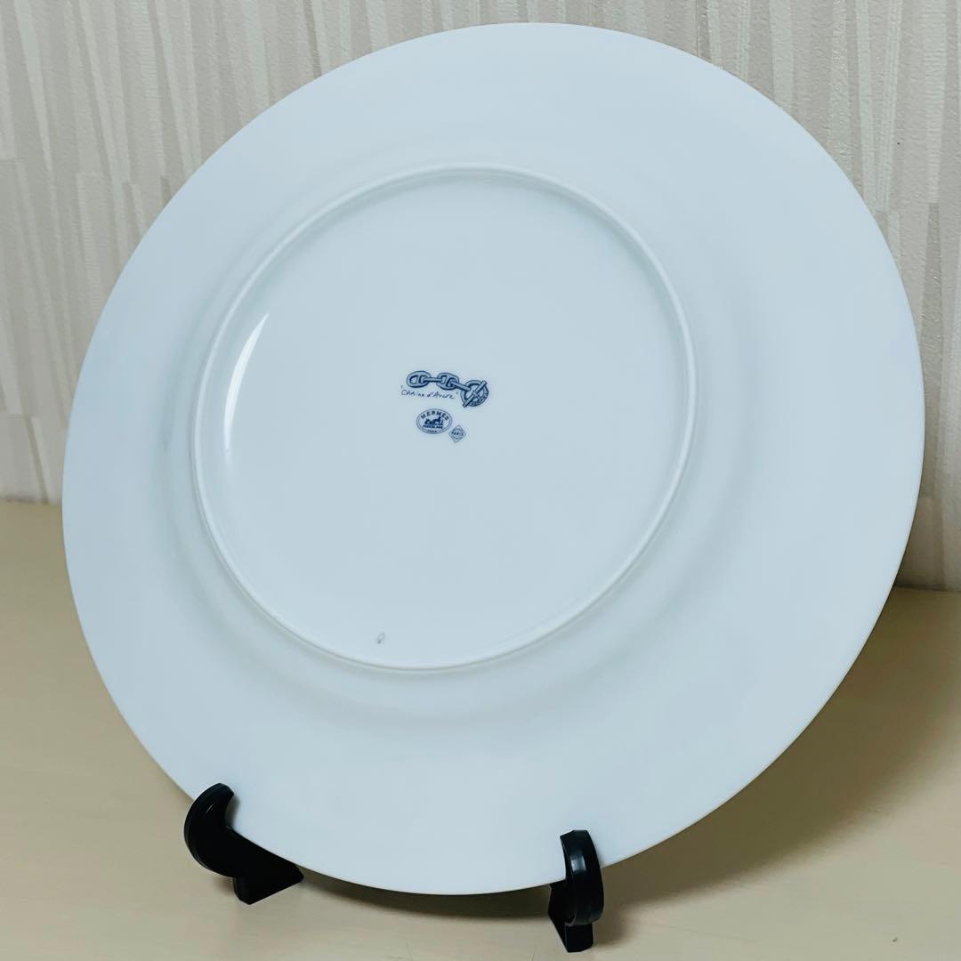 HERMES エルメス シェーヌダンクル 大皿 ディナープレート 27.5cm