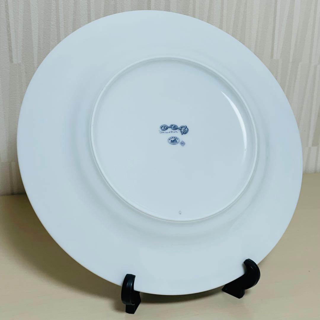 HERMES エルメス シェーヌダンクル 大皿 ディナープレート 27.5cm