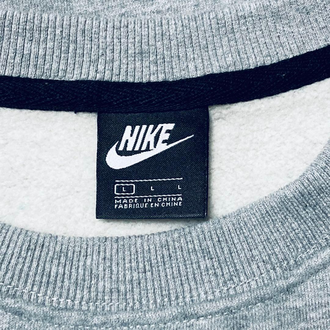 限定コラボ】ステューシー×ナイキ☆ワンポイント刺繍ロゴ 裏起毛 2XL