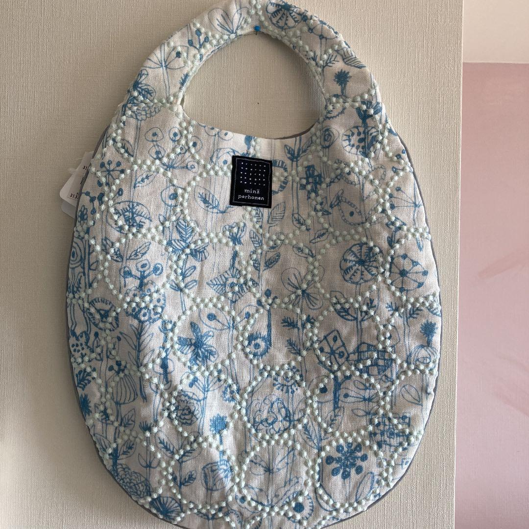 新品 ミナペルホネン エッグバッグ レア 限定 タンバリン 伊勢丹